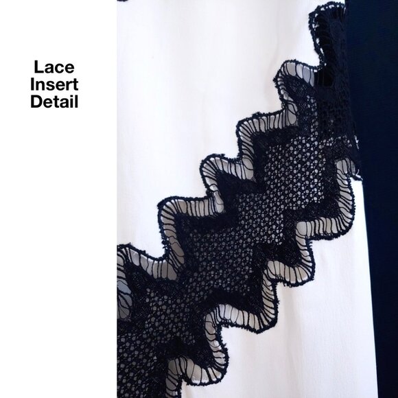 Another Tomorrow Lace Inset Dress Sample - Sm - NWT - Picture 7 of 12